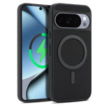 Carbon Fiber Magnetic Leather Case for Google Pixel 10 Series