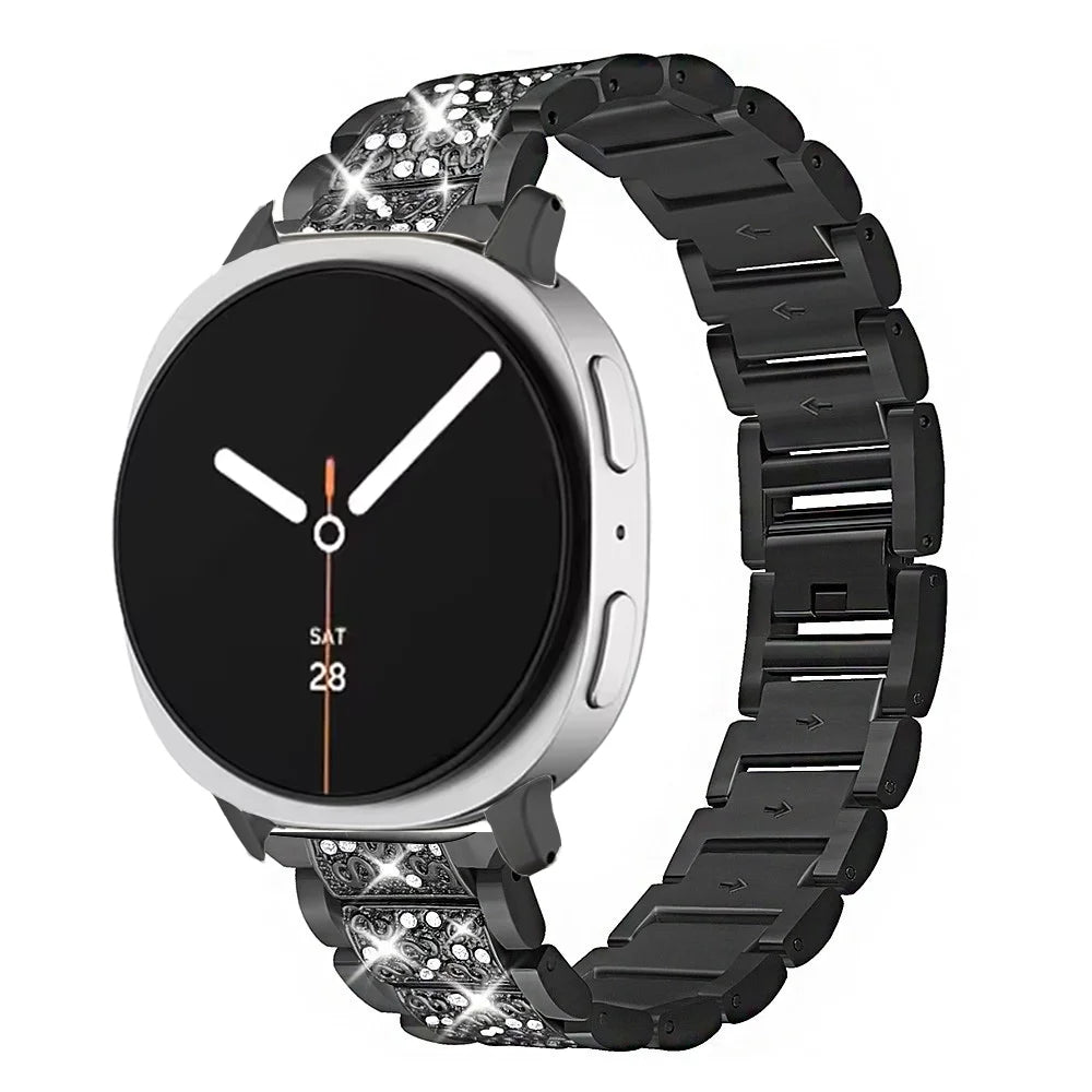 Slim Stainless Steel Glitter Strap for Samsung Galaxy Watch 8 & Galaxy Watch 8 Classic