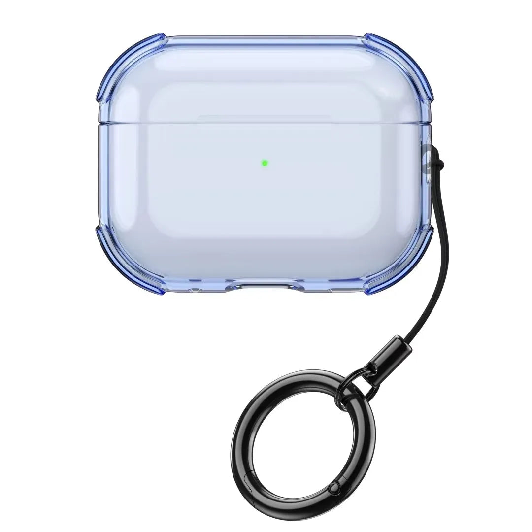 Soft TPU AirPods Pro 3 Case with Keychain Lanyard
