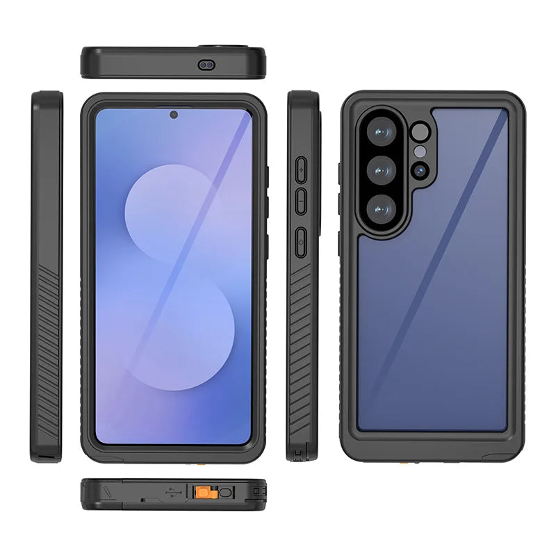 IP68 Waterproof Shockproof Case with Airbag Corners for Samsung Galaxy S24 Series