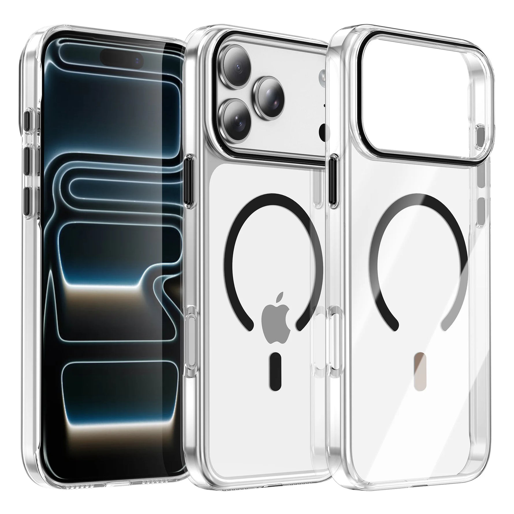 Luxury Clear MagSafe Case for iPhone 17 Series
