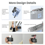 Photography Accessories Grip Handle for DJI Osmo Action 5 Pro