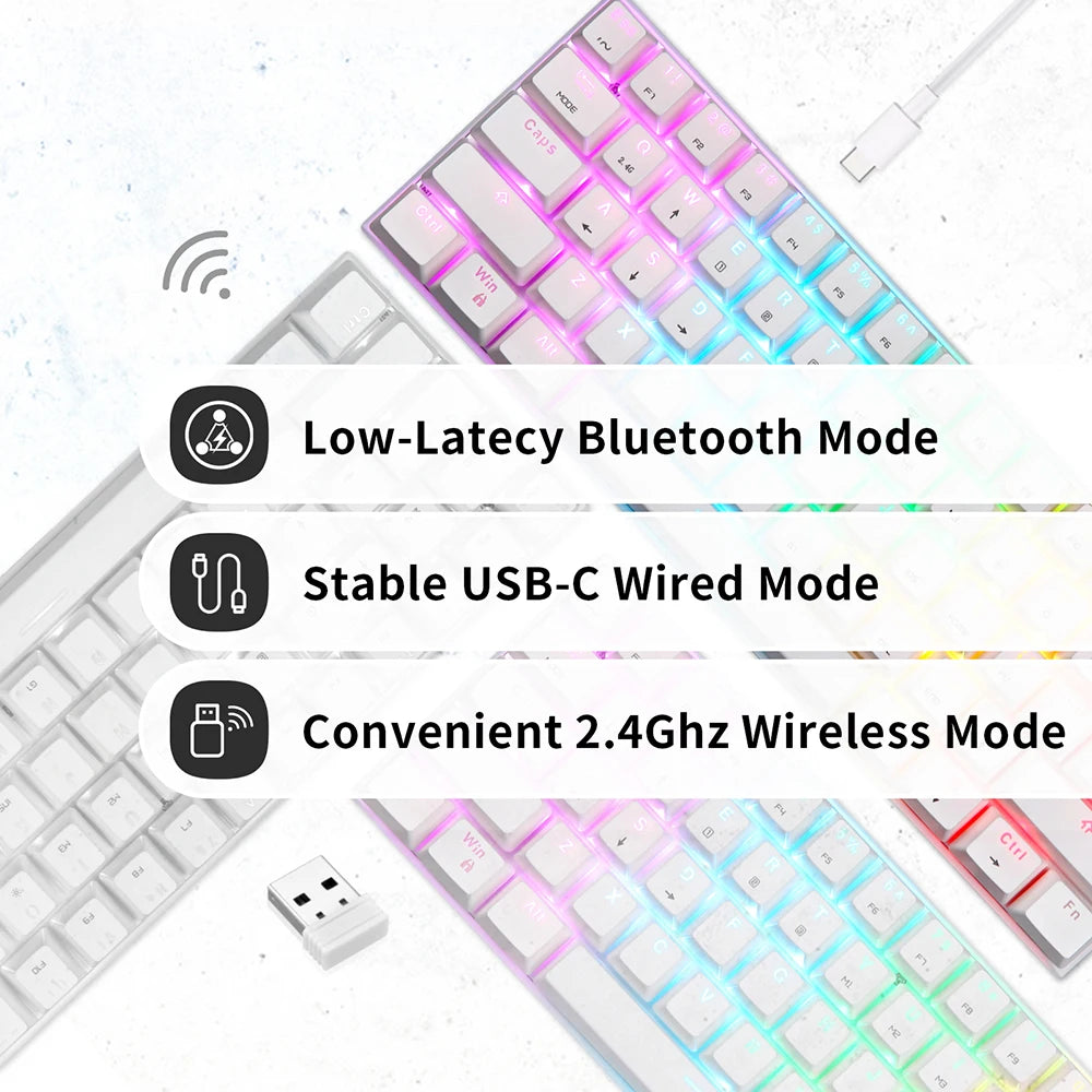 Motospeed Sk62 61-Key Mechanical Keyboard