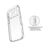 Transparent Camera Lens Protection Case with Raised Bezel Ring for iPhone 18 Series