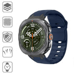 Perforated Silicone Watch Band for Samsung Galaxy Watch Ultra 2