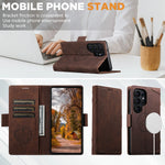 Lychee Grain Leather Case with Stand for Samsung Galaxy S26 Ultra