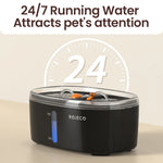 ROJECO 4-Layer Filtration Cat Water Fountain