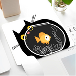 Black Cat Themed Mousepad