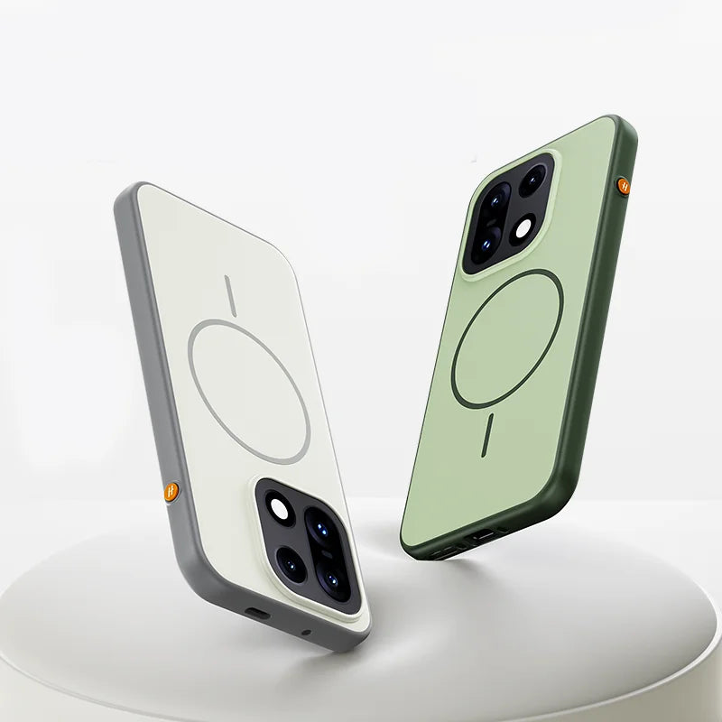 OnePlus 15 Matte Magnetic Case with Metal Buttons