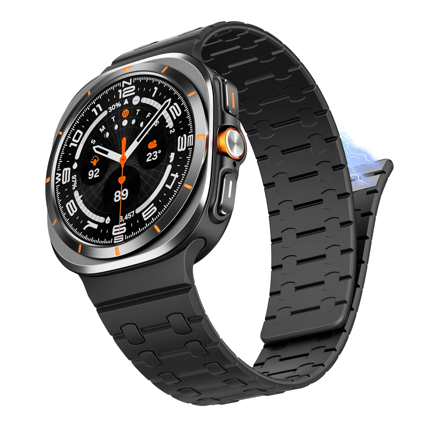 Soft Magnetic Silicone Strap for Samsung Galaxy Watch Ultra and Samsung Galaxy Watch Ultra (2025)