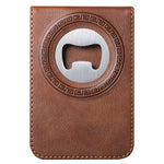 MagSafe Compatible Leather Wallet With Bottle Opener