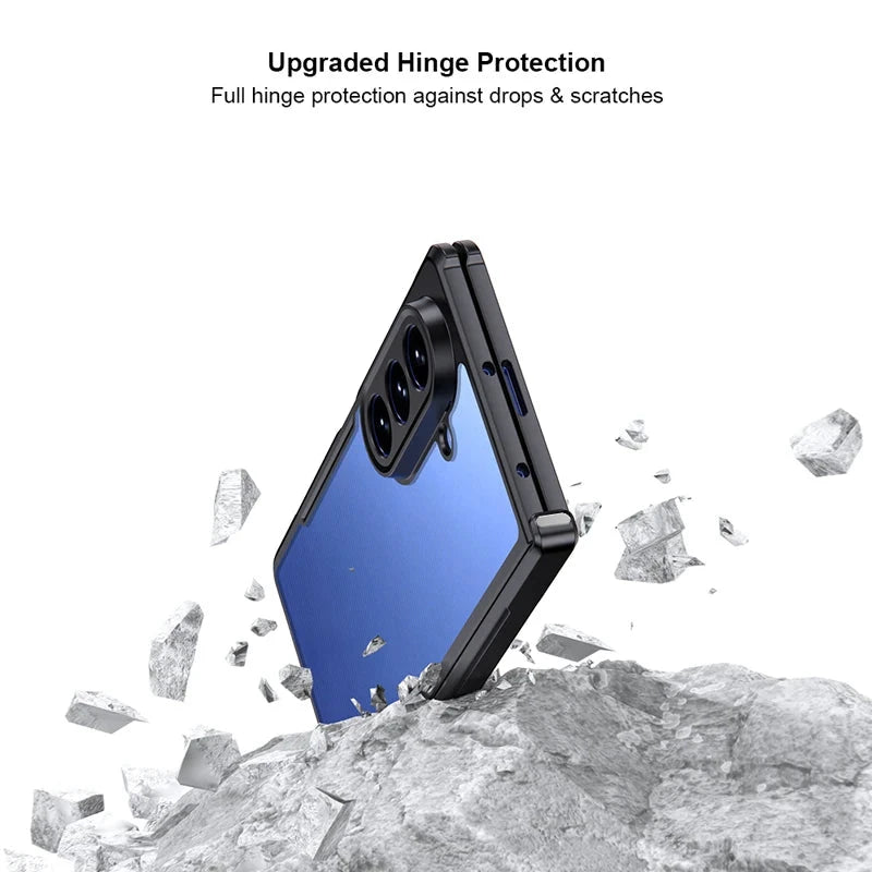 Hard PC Hinge Protection Case with Four-Corner Airbag Padding for Samsung Galaxy Z Fold 8 Ultra