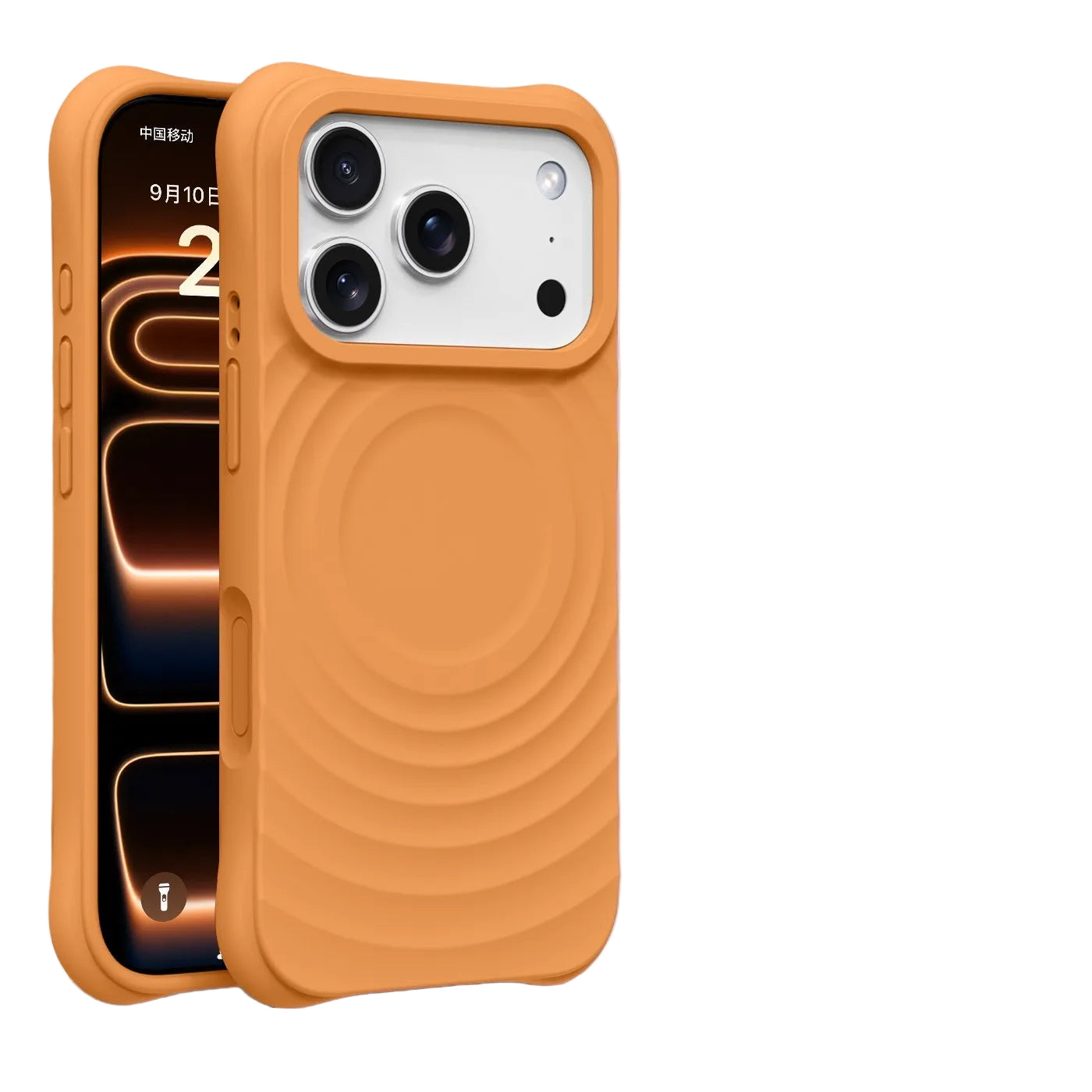 Water Ripple Silicone Magsafe Case for iPhone 17 Series