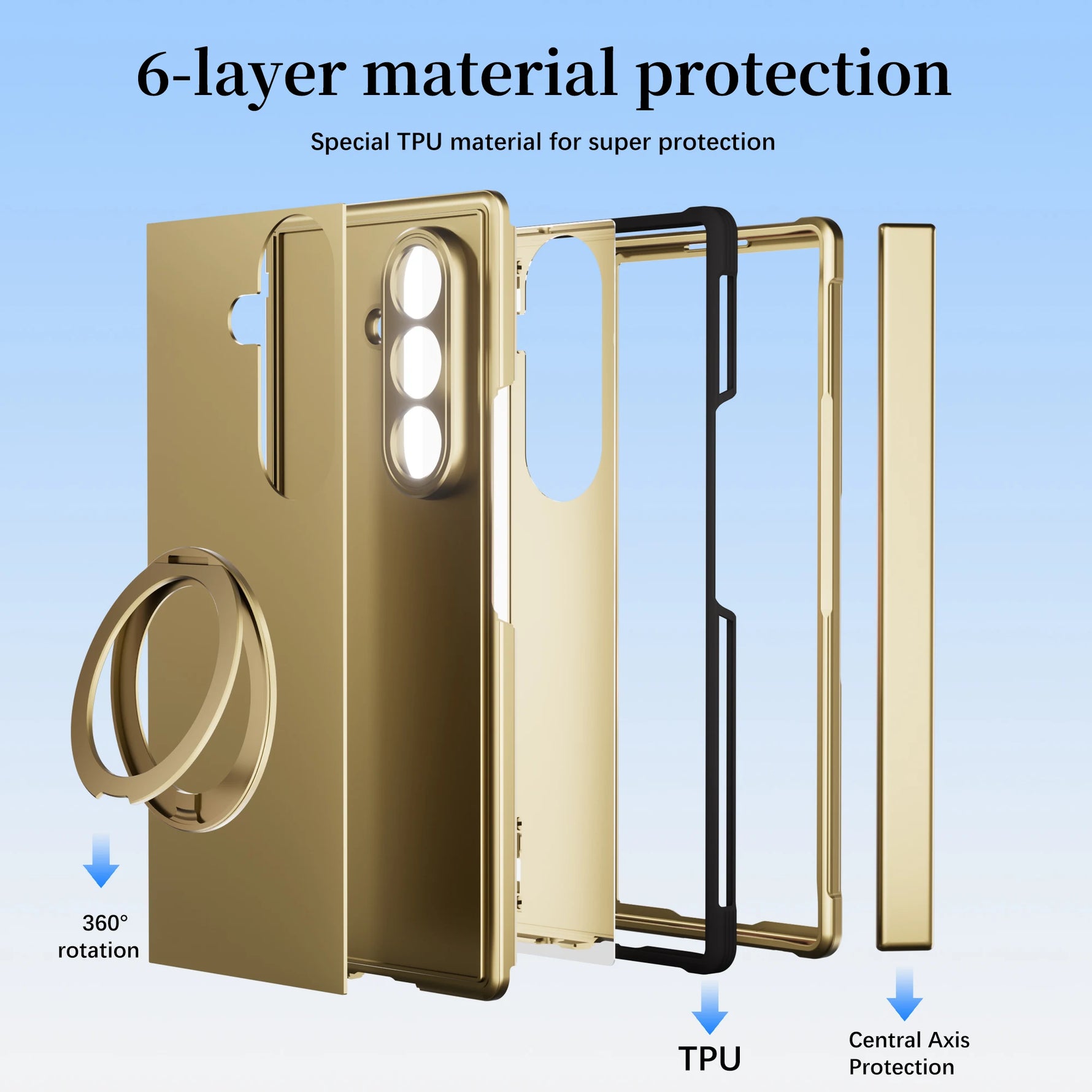 Samsung Galaxy Z Fold 7 Magnetic Case with Hinge Protection