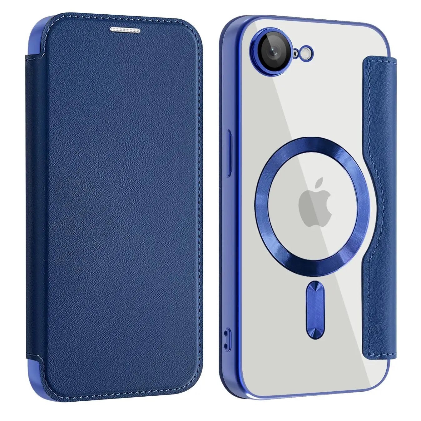 Protective Flip Magnetic Leather Case for iPhone 16e