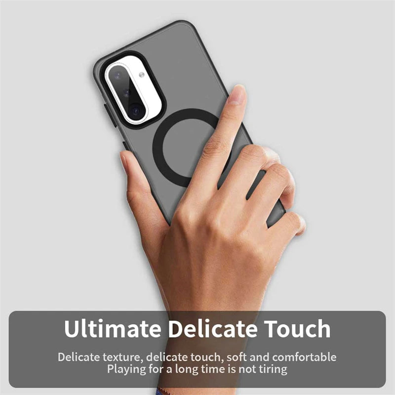 Luxury Frosted Silicone Magnetic Case for Samsung Galaxy A36