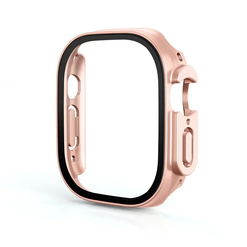 Tempered Glass Screen Protector + PC Bumper Case for Apple Watch Ultra
