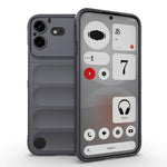 Shockproof Soft Silicone Bumper Case with Foldable Kickstand for Nothing Phone (4b)