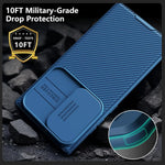 Samsung Galaxy S24 Ultra Phone Case with Slide Camera Cover