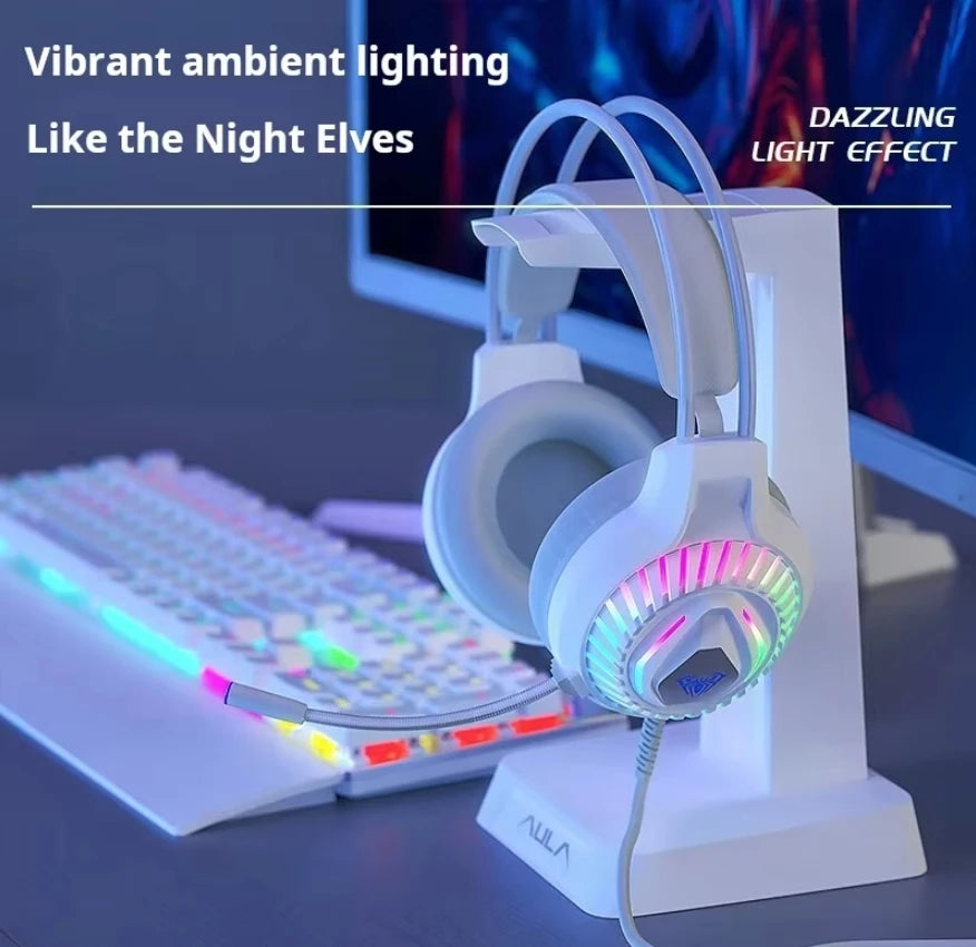 AULA S605 Dual 3.5mm+USB Gaming Headset