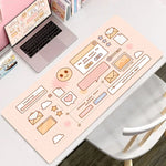 Large Format Vaporwave Kawaii Desk Mouse Pad