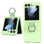 Samsung Galaxy Z Flip 6 Armor Case with Ring Holder and Matte Finish
