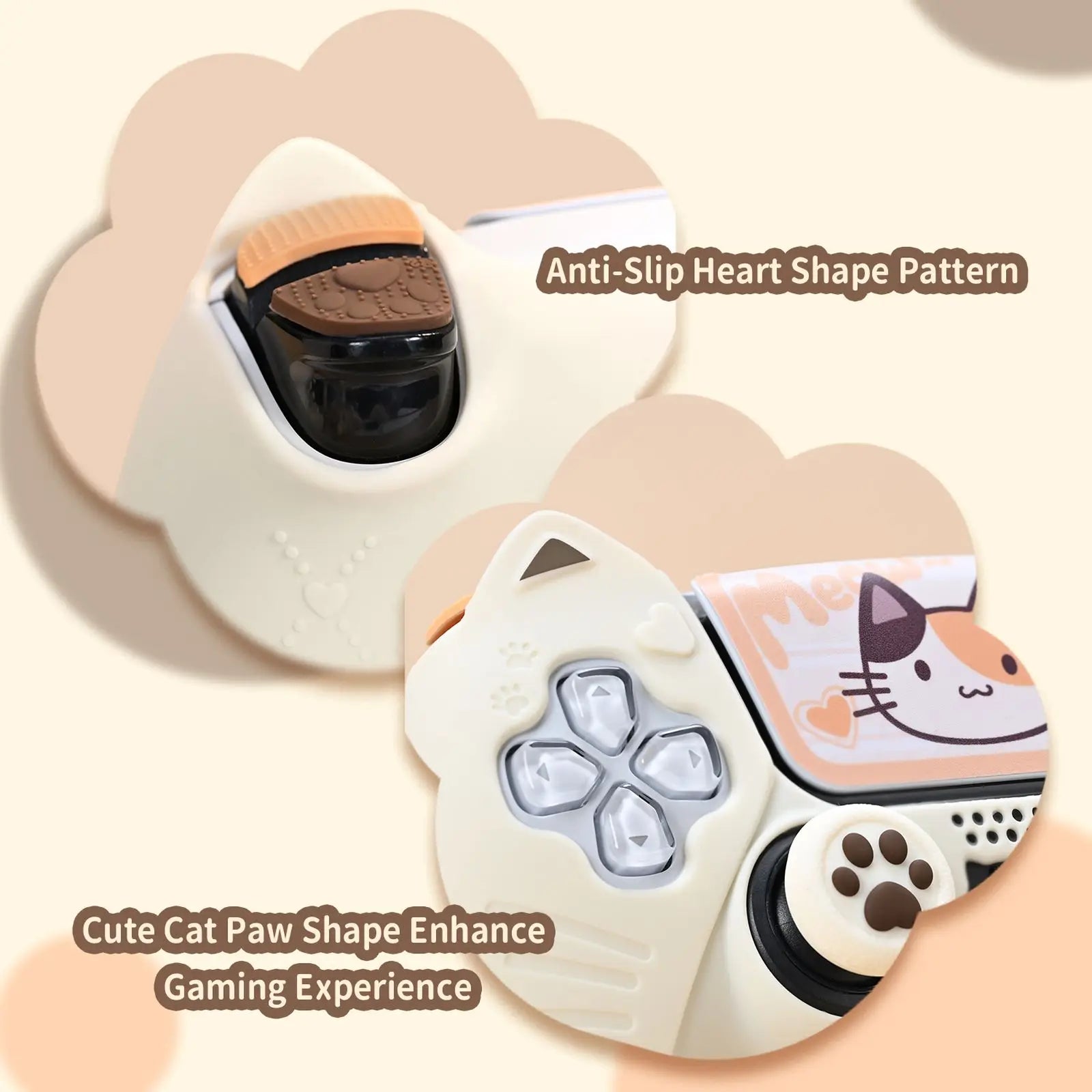 Calico Cat Silicone Case for PlayStation 5 Controller