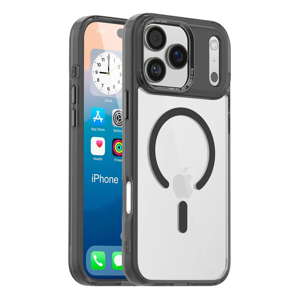 Clear Heavy-Duty Shockproof MagSafe Case for iPhone 17 Series