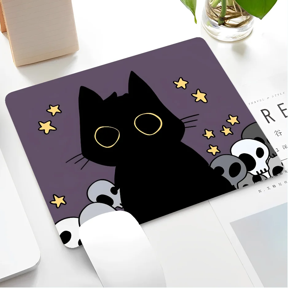 Black Cat Themed Mousepad