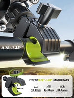Universal Motorcycle Phone Mount with Shock Absorption Holder