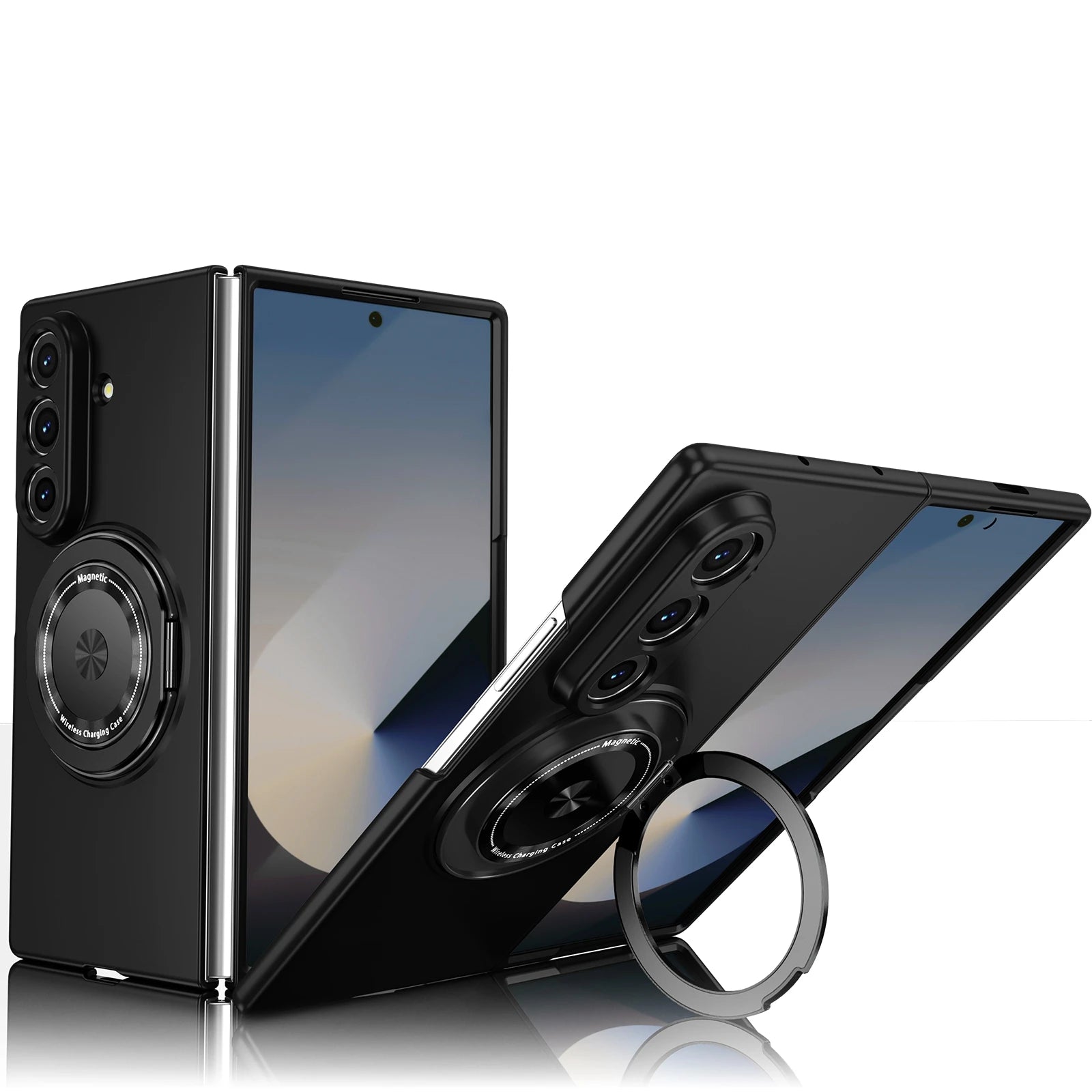 Samsung Galaxy Z Fold 6 Case with 360° Rotating Ring Stand