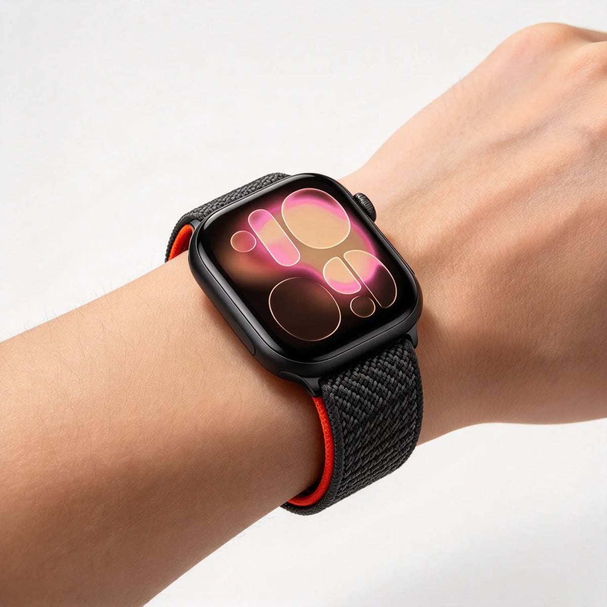 Breathable Nylon Sport Loop Band with Hook-and-Loop Closure for Apple Watch