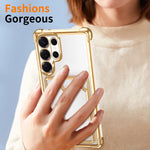 Transparent Soft Case with Card Holder for Samsung Galaxy S26 Series