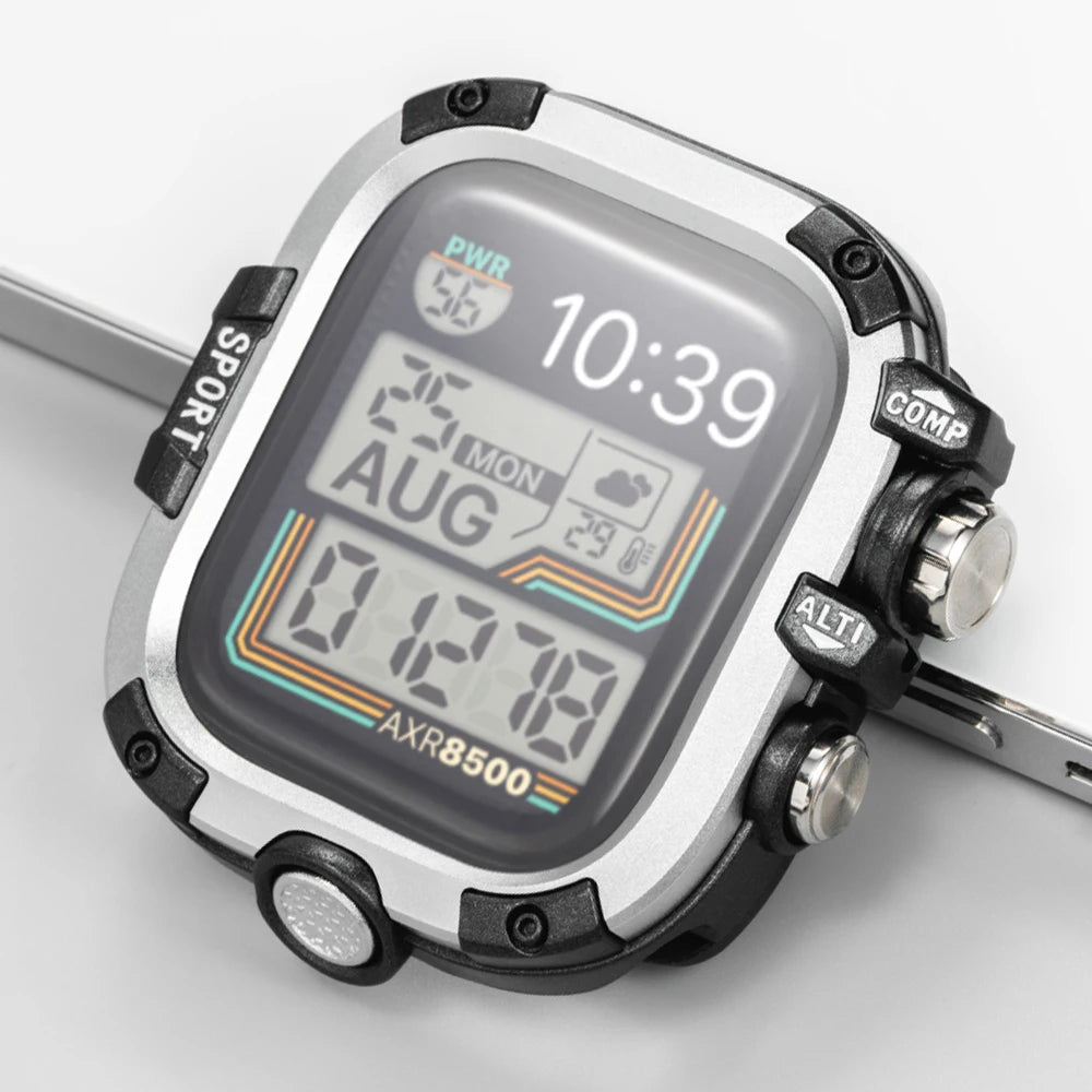 Durable Metal Bumper Frame for Apple Watch