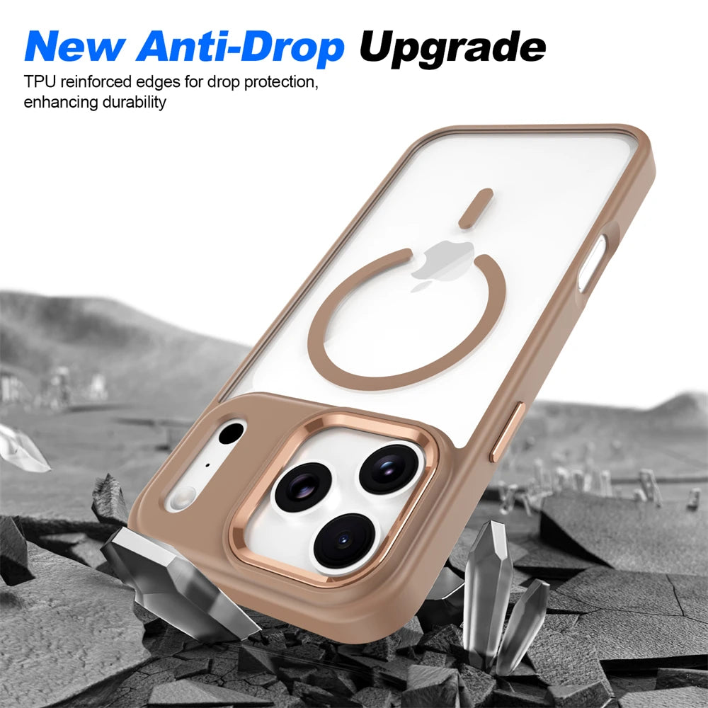 MagSafe Compatible Clear Acrylic Case for iPhone 17 Series
