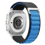 Breathable Nylon Weave Watch Band with Metal C-Hook Closure for Samsung Galaxy Watch Ultra 2