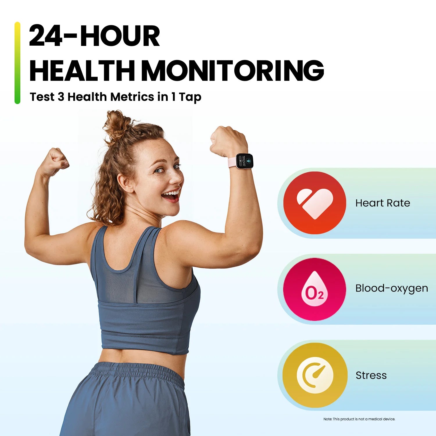 Amazfit Bip 5 Smartwatch Track 120+ Sports Modes 24H Heart Rate