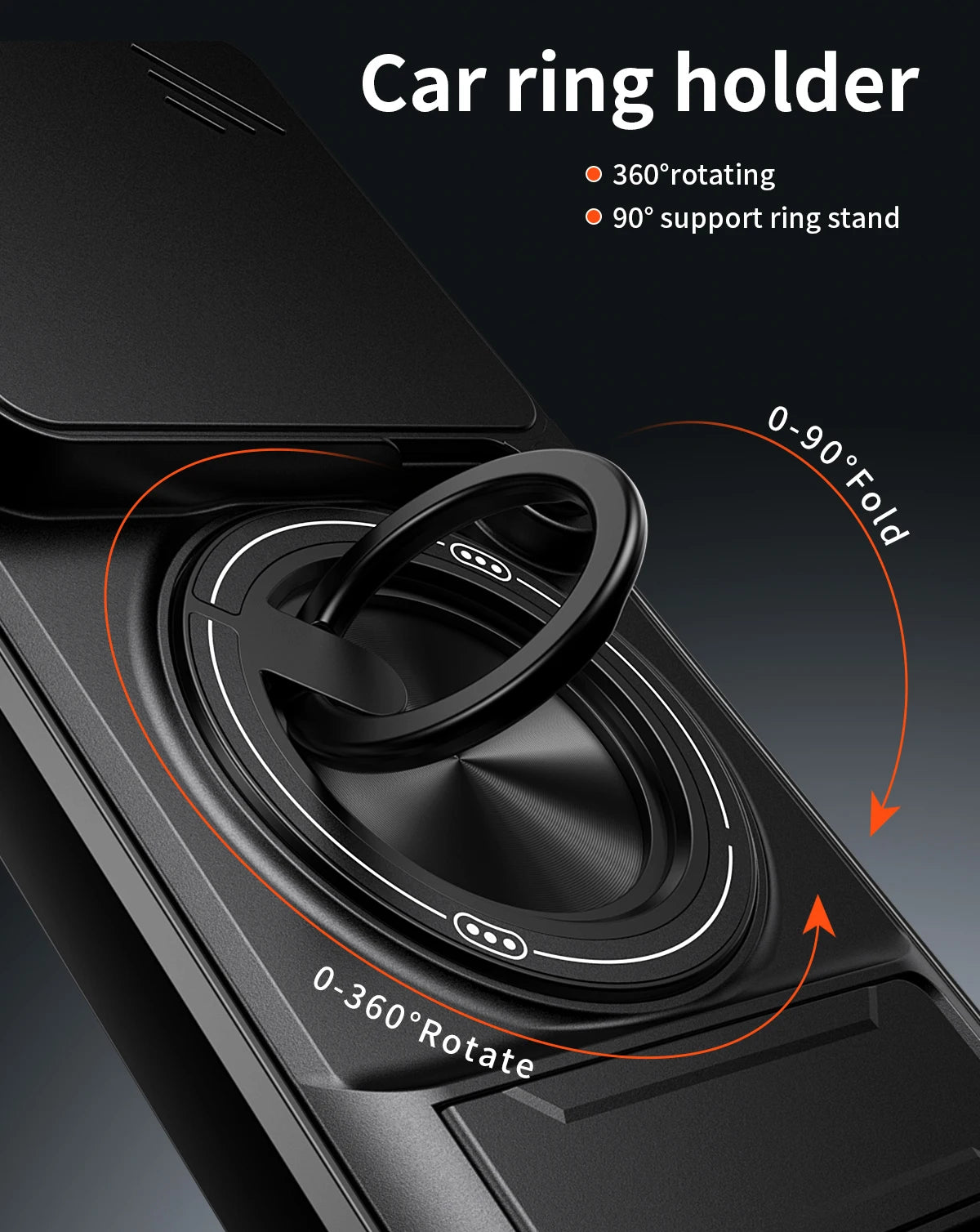 Nothing Phone 4a Hard Shell Magnetic Case with Lens Slide Cover