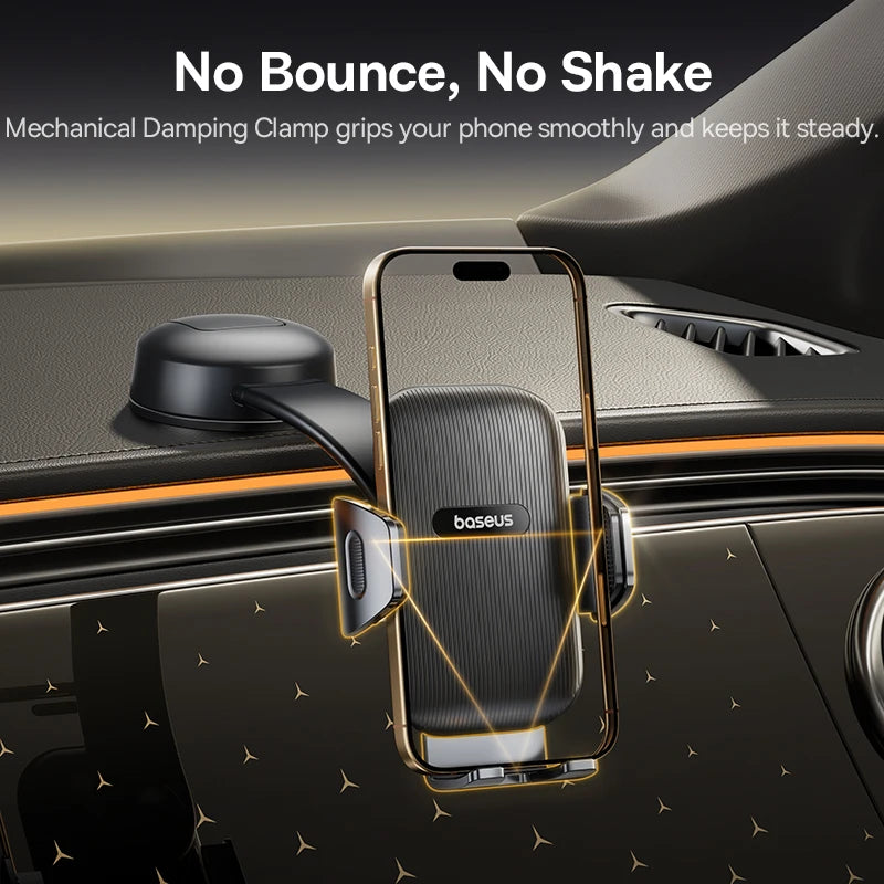 Adjustable Dashboard Car Phone Mount with Suction Base