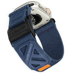 Nylon Magnetic Slide Buckle Band with Titanium Closure for Apple Watch