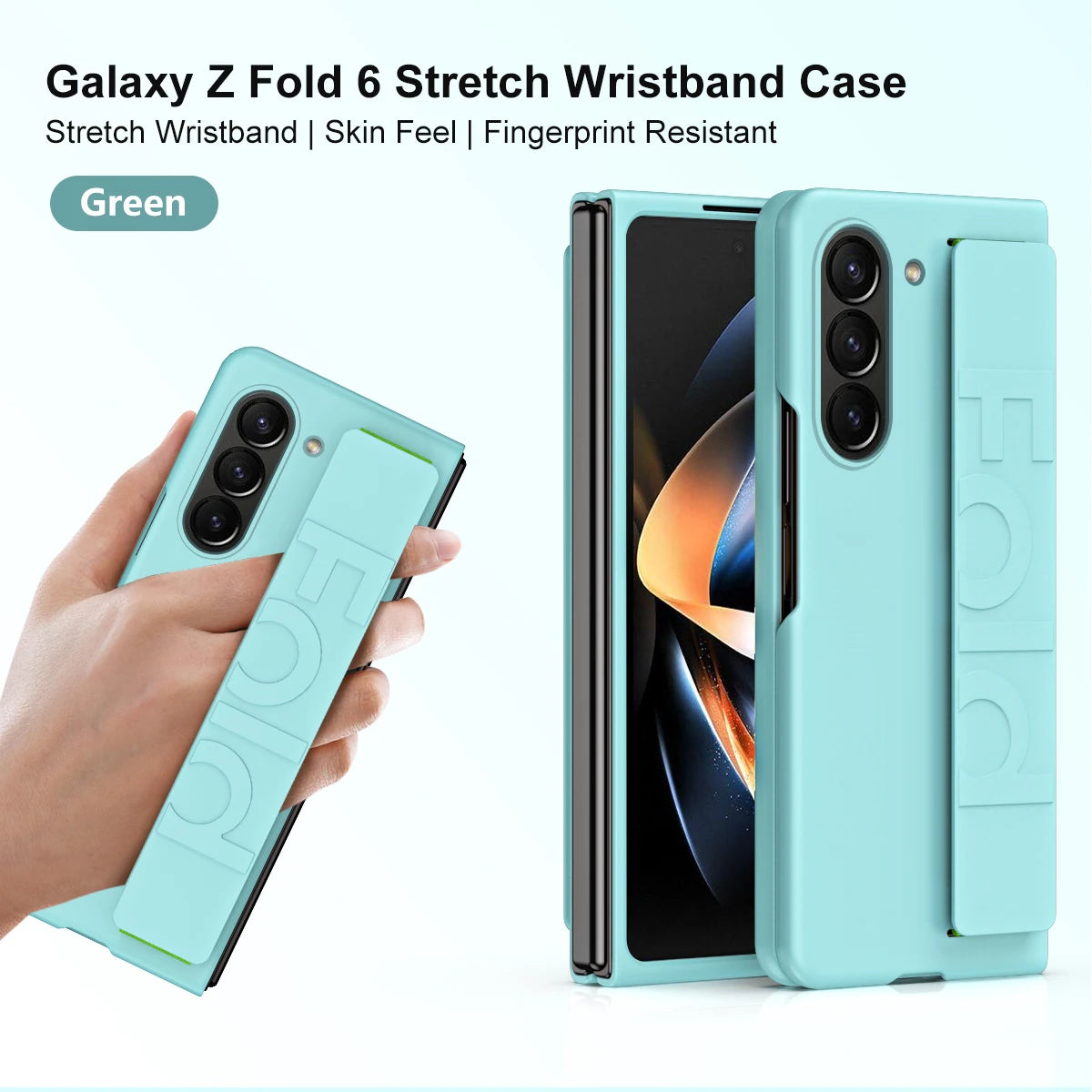 Samsung Galaxy Z Fold 6 Hard Shell Case with Wrist Strap