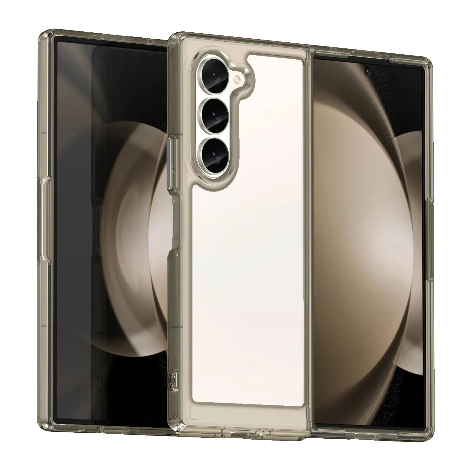 Crystal Clear TPU Protective Case for Samsung Galaxy Z Fold 6