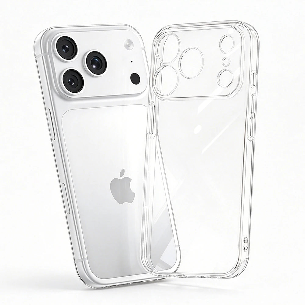 Ultra Slim Clear TPU Protective Case for iPhone 17 Series
