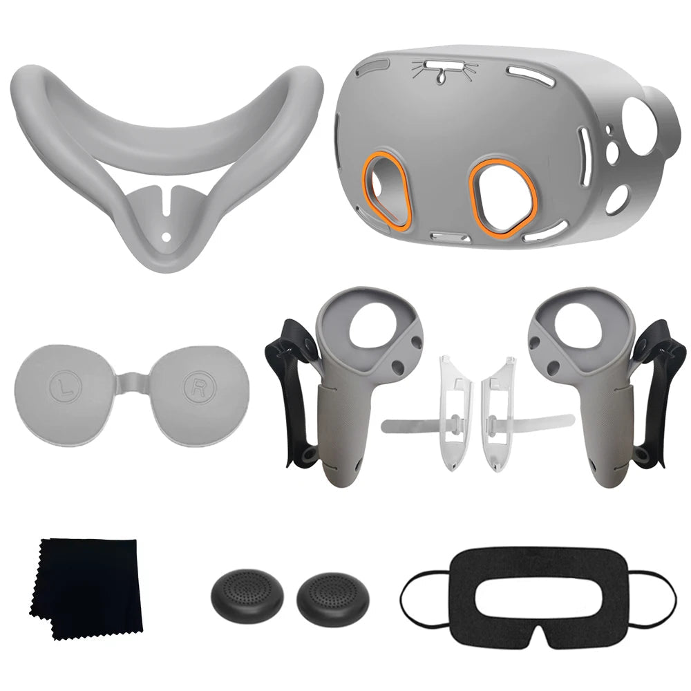 8-in-1 Silicone Protective Cover Kit for Meta Quest 3s
