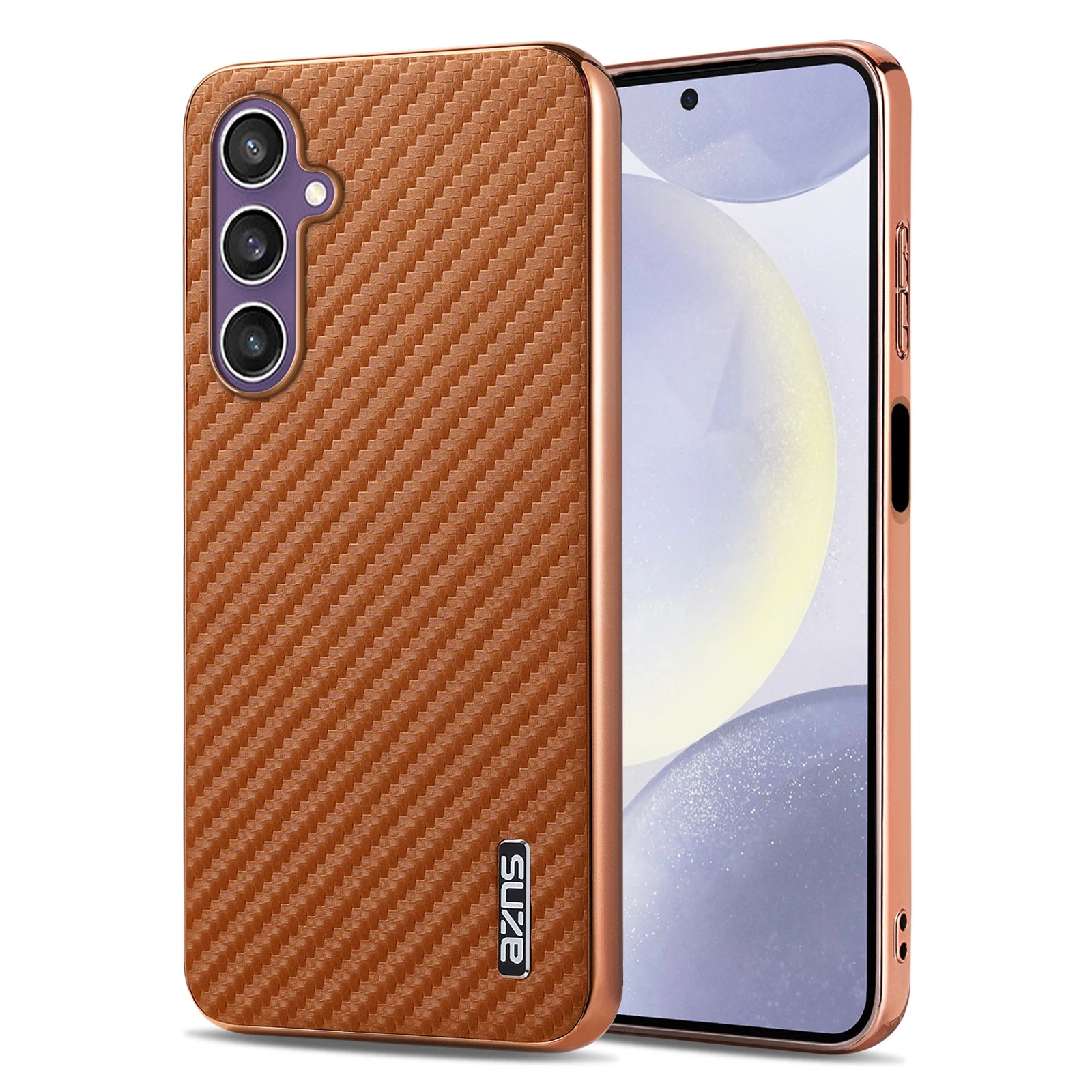 Durable Carbon Fiber Pattern Phone Case for Samsung Galaxy A56