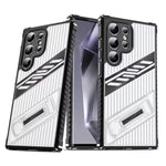 Samsung Galaxy S25 Series Heavy-Duty Armor Shockproof Case with Kickstand