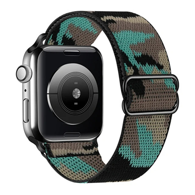 Soft Elastic Nylon Loop Strap for Apple Watch