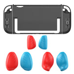 Nintendo Switch 2 (2025) Dockable Crystal Split Shell Case with Replaceable Handle Grips