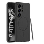 Luxury PU Leather Magnetic Case with Lens Protection for Samsung Galaxy S26 Ultra