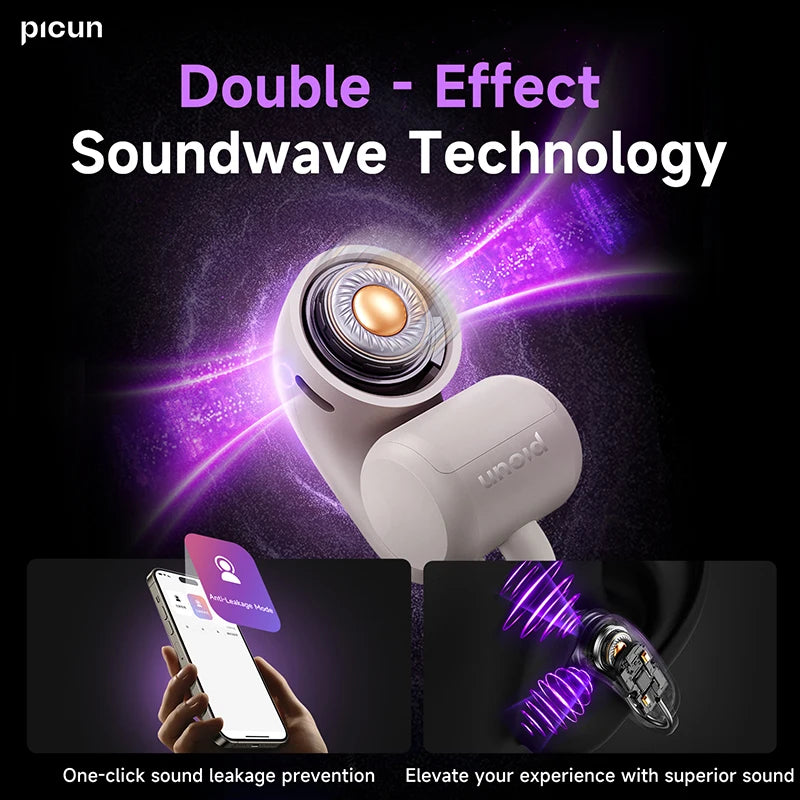 Picun W3 OWS Bluetooth 5.4 Gaming Earphones